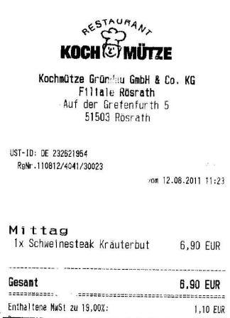 securtrans H�ffner Kochm�tze Restaurant